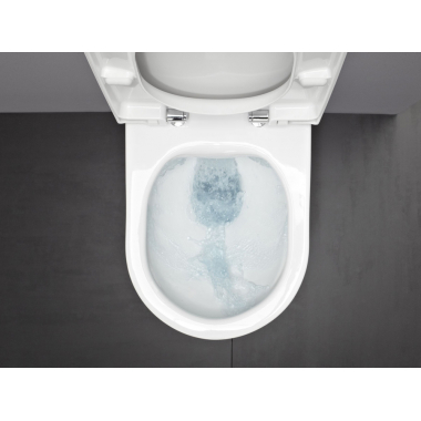 WC ŠKOLJKA LAUFEN – PRO RIMLESS,  se ponaša z inovatnim in zmogljivim sistemom za splakovanje