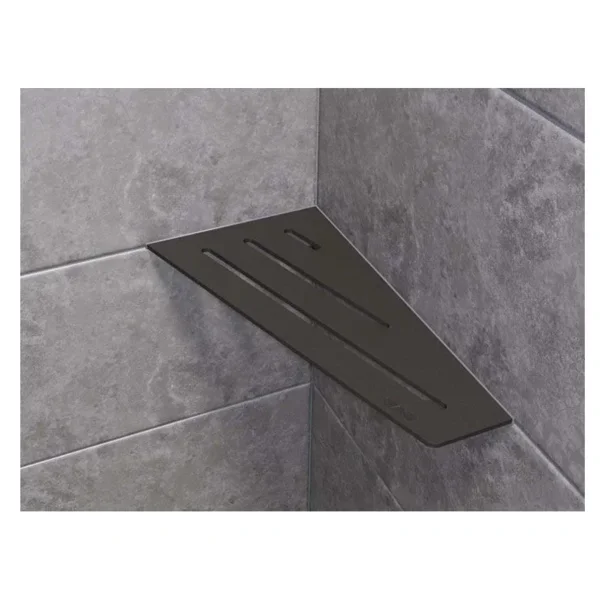 SCHLÜTER E-shelf S3 polica ALU črna