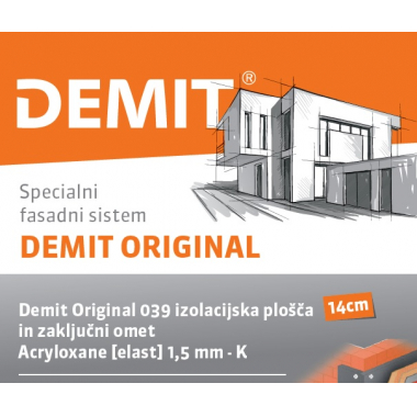 FASADNI SISTEM DEMIT ORIGINAL 039 14 CM Z OMETOM ACRYLOXANE