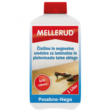 ČISTILNO IN NEGOVALNO SREDSTVO ZA LAMINATNE IN PLUTOVINASTE TALNE OBLOGE MELLERUD