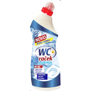 ČISTILO ZA ŠKOLJKO WC RAČEK GEL OCEAN FRESH