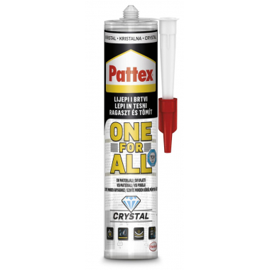 MONTAŽNO LEPILO PATTEX ONE FOR ALL CRYSTAL
